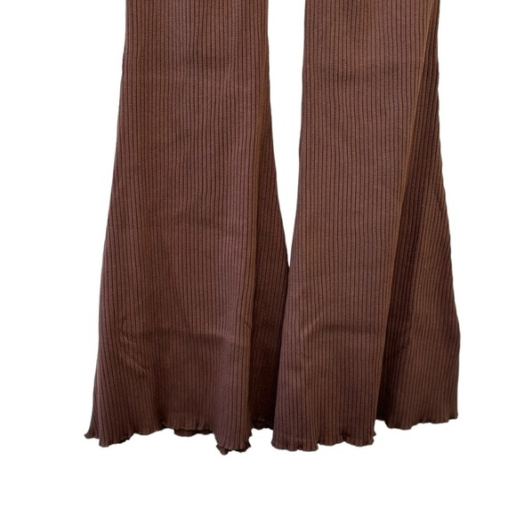 Aerie Kick It Ribbed Super Flare Pants - Picture 7 of 11